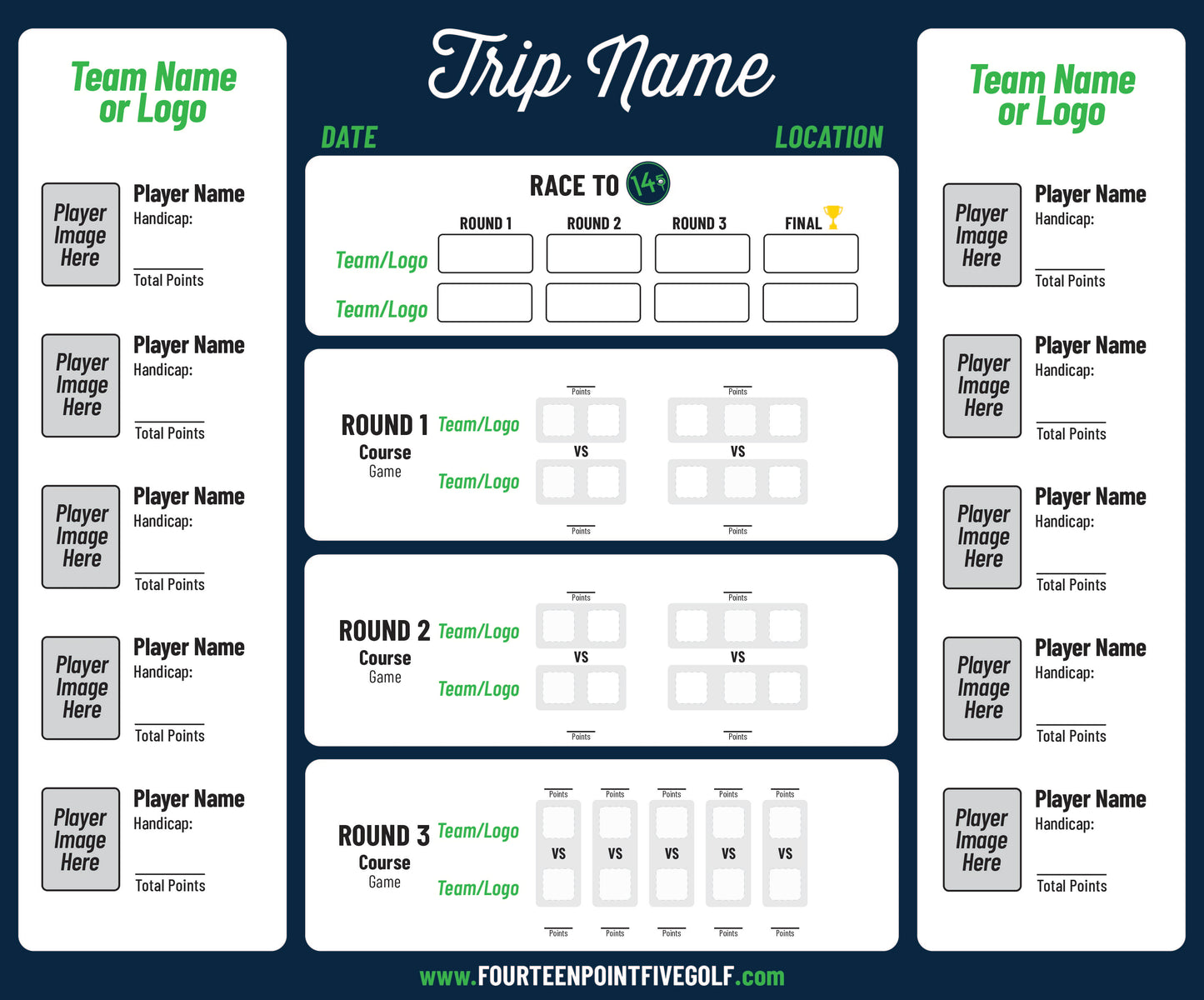 Custom Golf Scoreboards