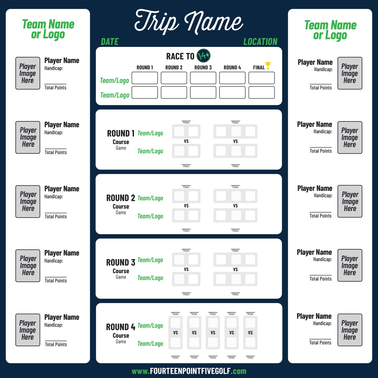 Custom Golf Scoreboards