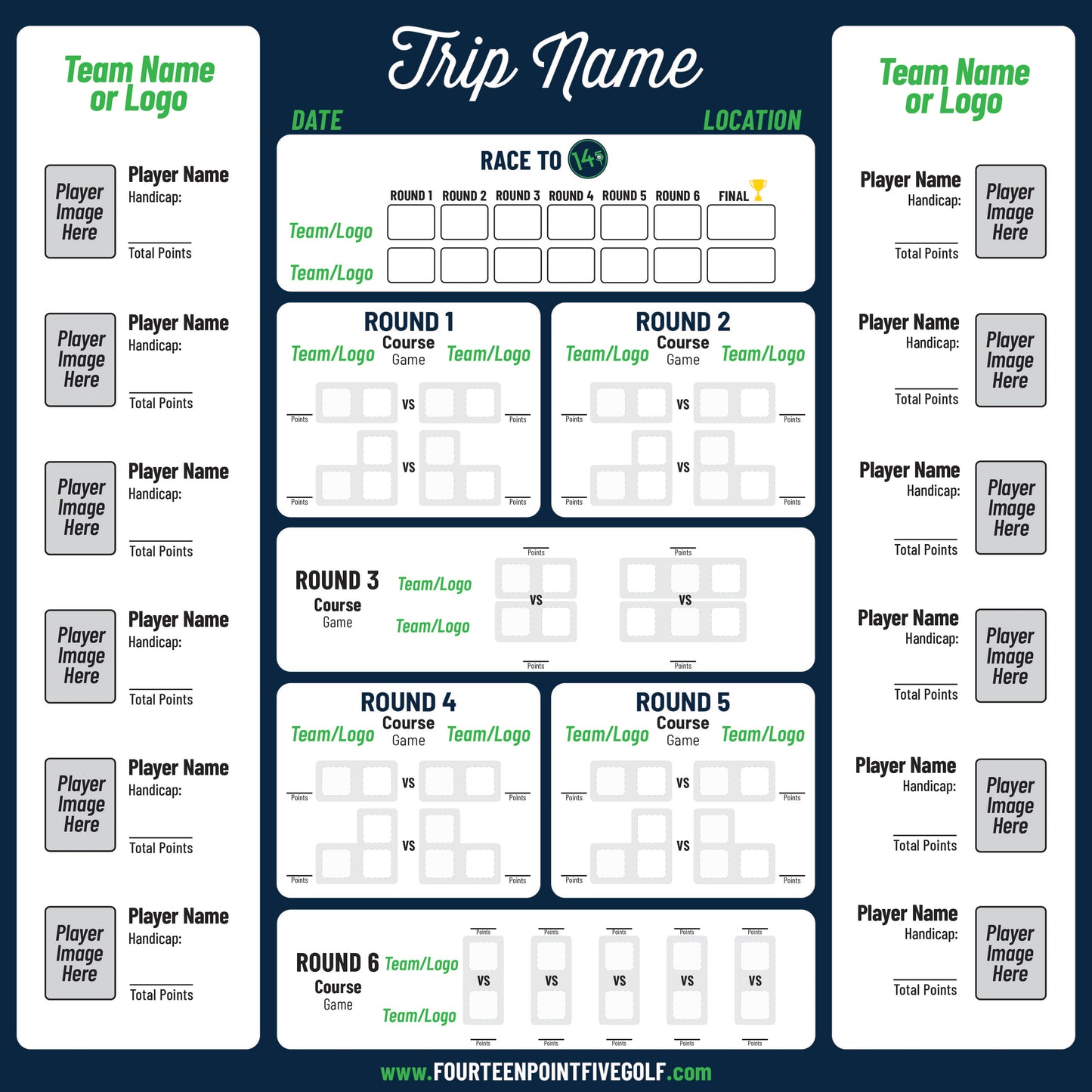 Custom Golf Scoreboards