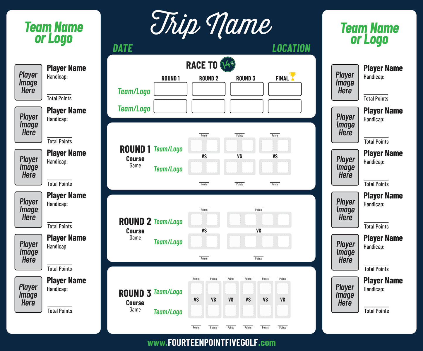 Custom Golf Scoreboards