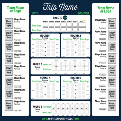 8 to 16 Golfers - Custom Golf Scoreboards