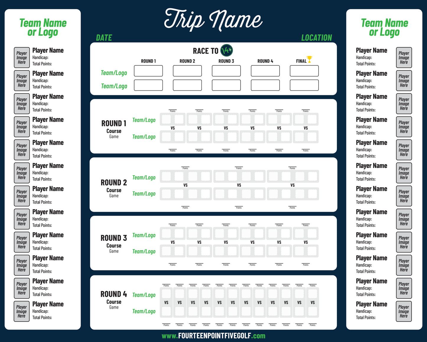 Custom Golf Scoreboards