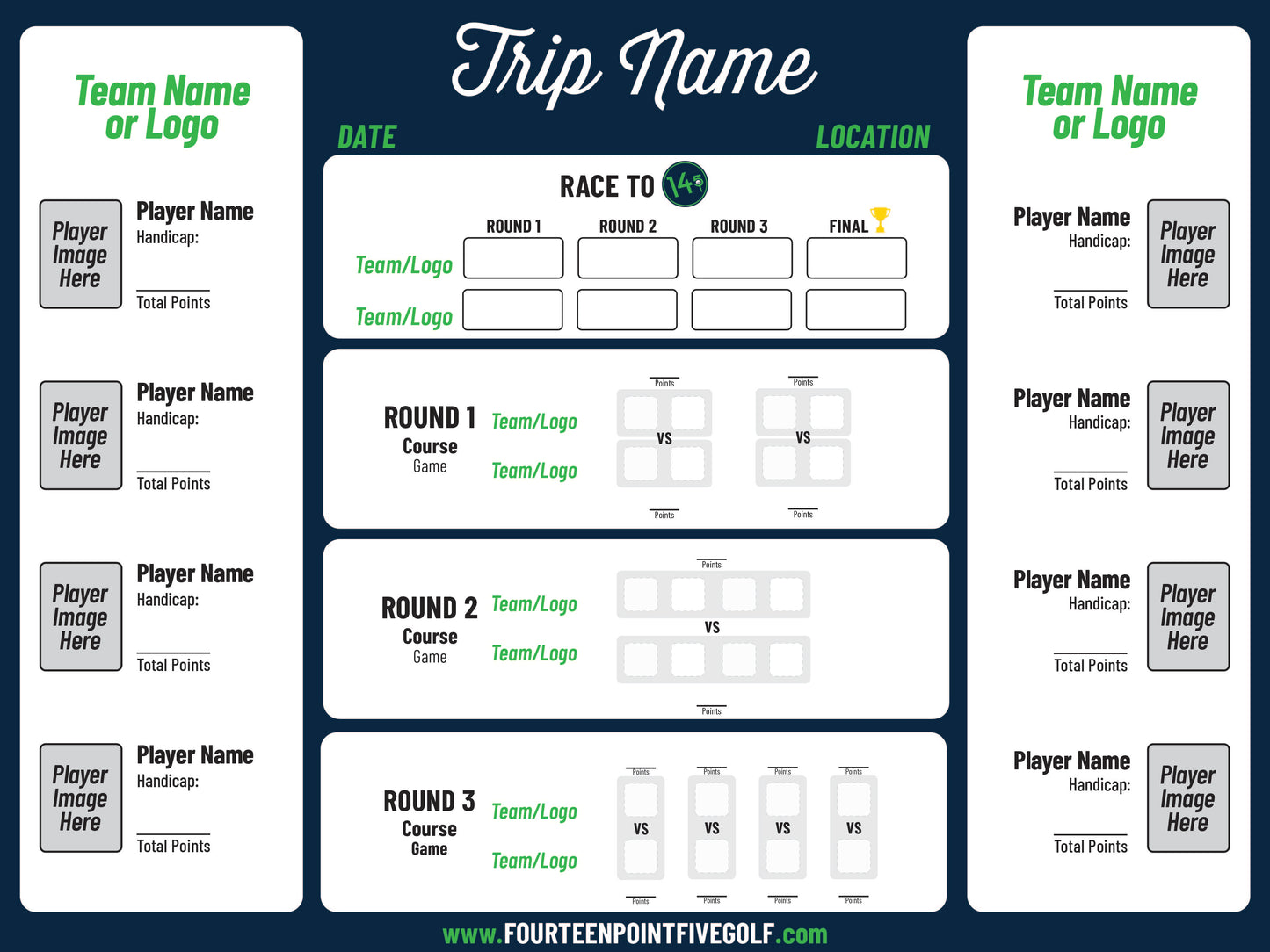 Custom Golf Scoreboards